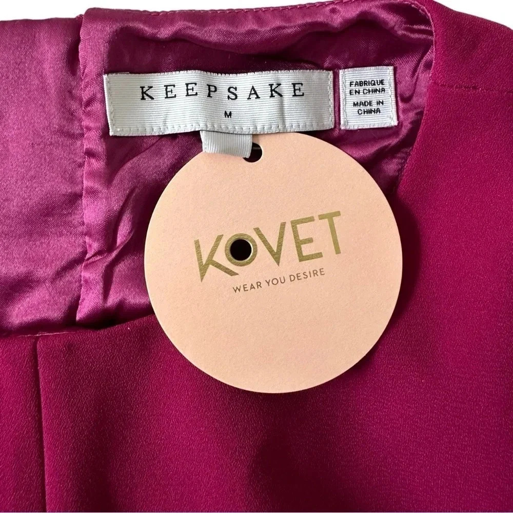 Revolve Keepsake Straight Talker Dress - Skater, Size M, Pink, NWT - Picture 3 of 7